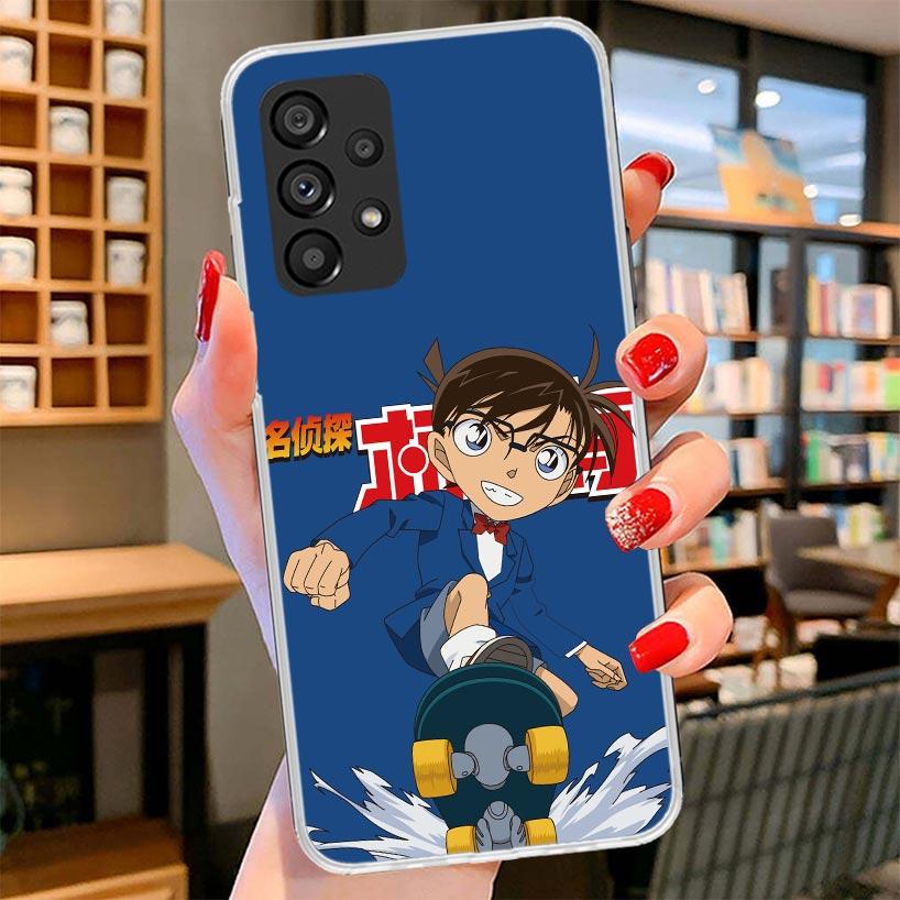 Чехол для телефона Аниме Conan для Samsung Galaxy A17 A37 A57 A16 A26 A36 A56 A15 A25 A35 A55 A14 A24 A34 A54 A13 A23 A33 A53 Galaxy A16