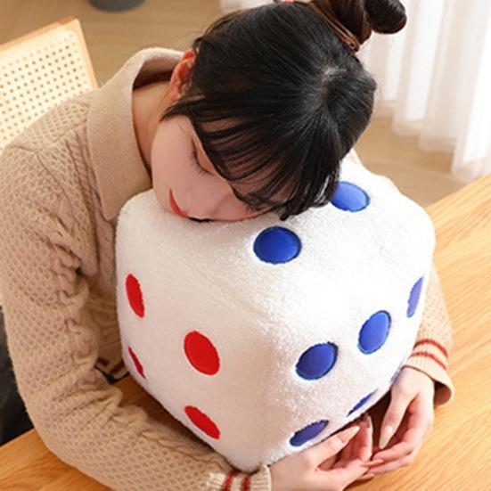 Dice Plush Doll Comfortable Soft PP Cotton Plush Dice Doll Funny
