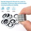 Car Oil Sump Drain Plug Sealing Rings OE110265505R A6079970345 09240180 for Renault Clio Duster Espace Fluence Logan Megane
