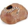Resin Reptiles Hide Cave Hideout Natural Rock Look Breeding Box Egg-laying Shelters For Snake Rat