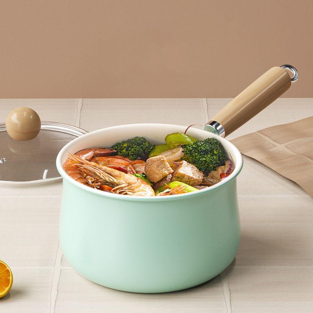 Non-stick Soup Pan Mini Baby Food Pot Universal Saucepan Porridge