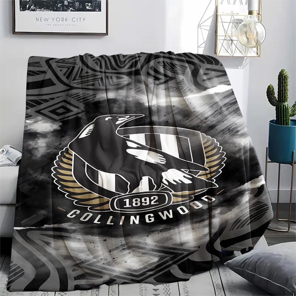 Crow Logo Team Print Flannel Blanket,High quality Comfortable for All Seasons,Home Decor,Warmth and Comfort,Perfect for Christmas Gifts