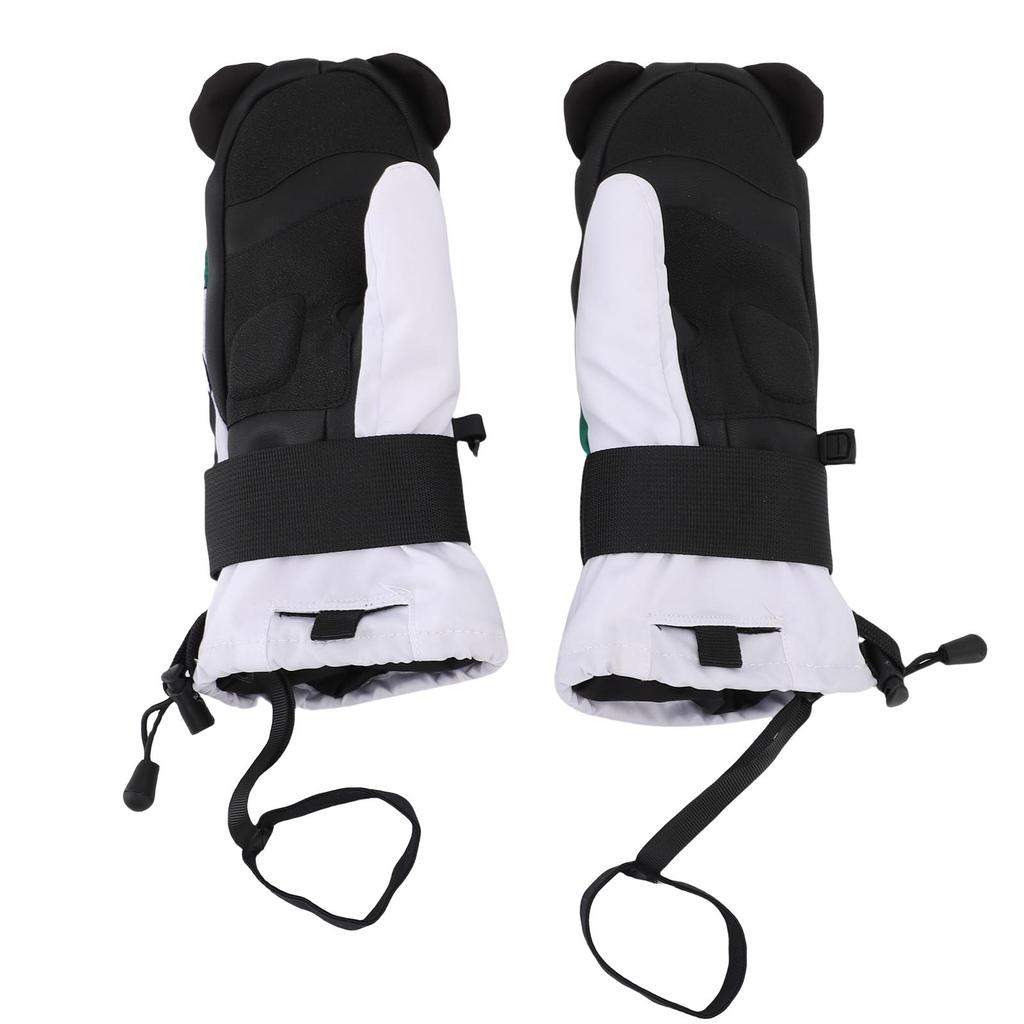 1 пара детских лыжных перчаток, нескользящие снежные варежки, теплые, износостойкие, водонепроницаемые перчатки для сноуборда Pand