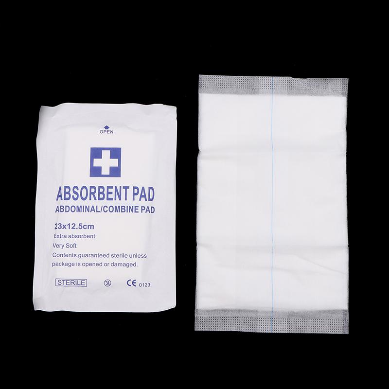 5Pcs Sterile Abdominal Abd Combine Pads 5"X9" Wound Dressing Band Aid Wound Care Bandage For Travel Outdoor First Aid Kits