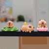 Office Ornament Capybara Screen Figurine Cute Animal Capybara Ornament Model TV Monitor