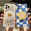 Чехол для телефона с держателем в виде цветов ромашки для Redmi Note 12 13 Pro Plus 4G 5G A3 10 10S 11 11S 12S 9 9T Pro Plus Max 14C 13C Улыбающийся чехол