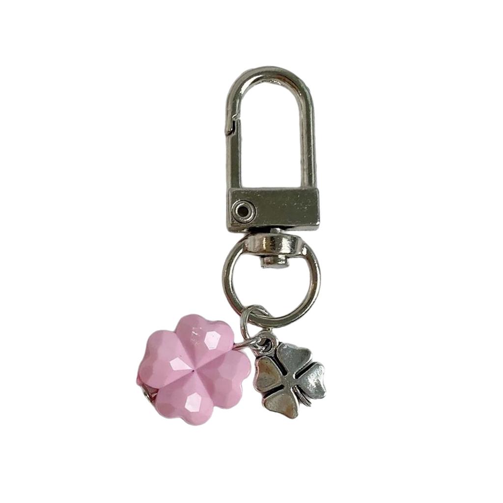 Stylish Green Clover Phone Charm Durable Alloy Pendant For Keys Bags Good Luck Gift Stylish Phone Strap Charm