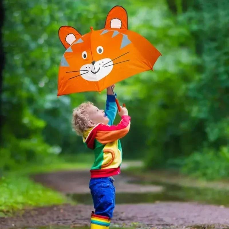 1-2 Years  Baby Umbrella Cute Children Toy Umbrella Men and Women Baby Ears Umbrella Props Mini Dance Toy Umbrella Kids Umbrella