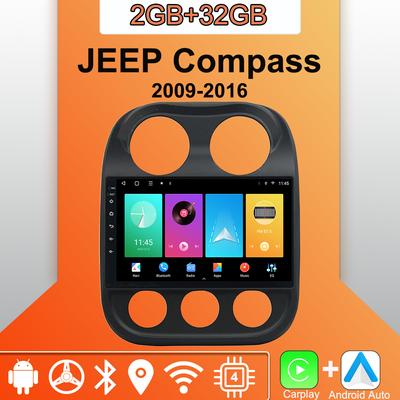 Android Carplay автомобильное радио для JEEP Compass 2009-2016 мультимедийный проигрыватель головное устройство стерео GPS навигация BT WIFI 2+32 ГБ