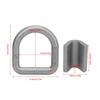 Trailer D-Rings, Heavy Duty and Reliable Trailer Welded D-Rings Set of 4