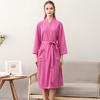 Newly Designed Spring and Autumn Home Wear Nightgown Waffle Bathrobe Quick-drying Couple Pajamas