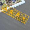 CANPING LOVE LIFE Camping Car Stickers Wilderness Campfire Adventure Car Decoration Stickers Coffee RV Off Road Waterproof