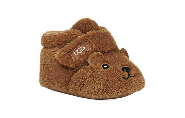 UGG Низкие детские туфли для малышей Каштановые для младенцев и малышей 1130354I-CHE