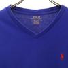 Polo Ralph Lauren Футболка с коротким рукавом и V-образным вырезом M Сине-фиолетовая КЛАССИЧЕСКИЙ КРОЙ Мужская Б/У