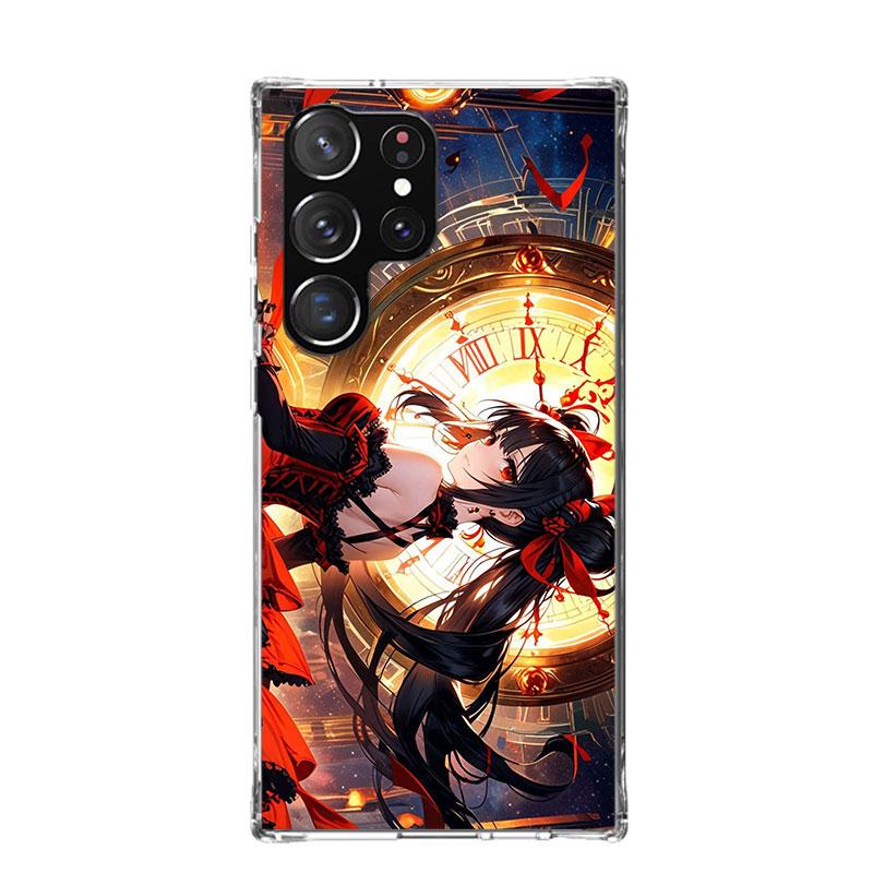 Чехол для телефона Date A Live Токисаки Куруми Для Samsung Galaxy S26 S25 Edge S24 S23 FE S22 Ultra S21 Plus S20 + Fundas Cover Coque Ga
