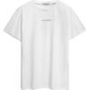 Calvin Klein Unisex Letter Casual Pure Cotton Printed Breathable T-Shirt Unisex Tops White J319634YAF
