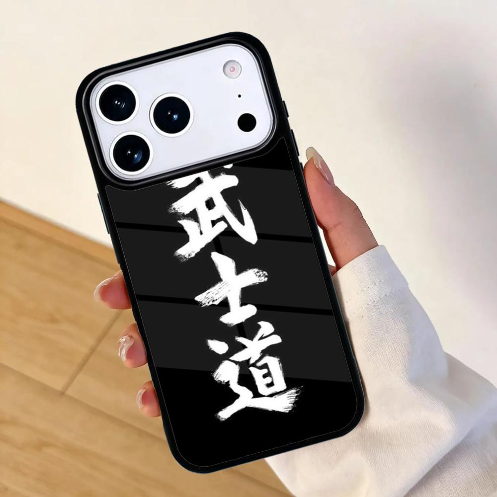 Japanese Bushido Samurai Mobile Phone Case for IPhone 17 AIR 16pro Max 15 14 13 12 11 Bumper Cover