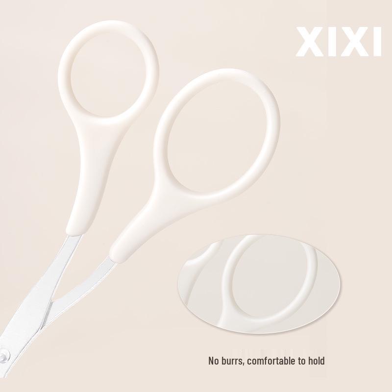 Точные ножницы для бровей Xixi - Компактные, Подходят для начинающих, 3D-дизайн для студентов, Портативный инструмент для красоты.