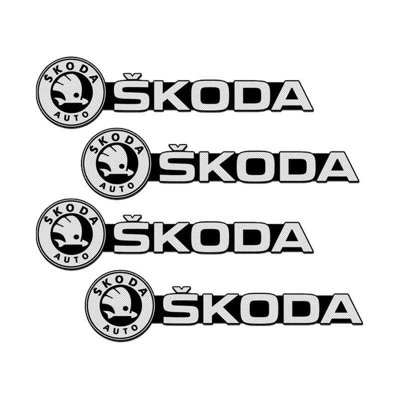 Стерео наклейка значок декора для автомобильного аудио Для Skoda Octavia MK2 MK3 2 3 A7 Fabia Karoq Kodiaq Superb Rapid Kamiq Scala Yeti