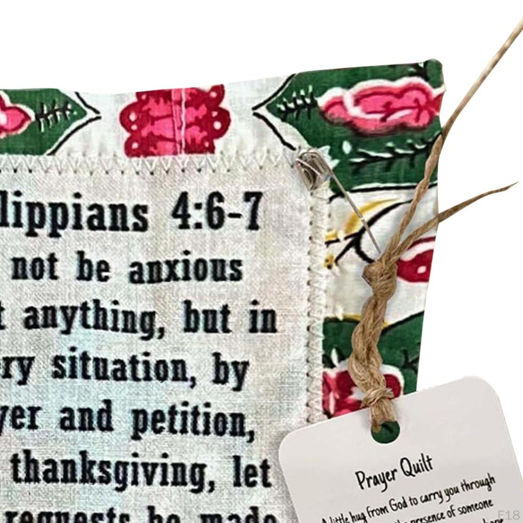 Cross Inside Prayer Quilt for Holiday Decor And Gift