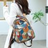 Женский рюкзак с цветными блоками, многофункциональная сумка через плечо, многоцелевой дорожный рюкзак