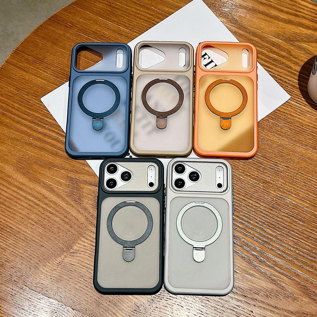 Phantom Magnetic Stand Holder for iPhone 17 Pro Max with Large Window Protective Case
