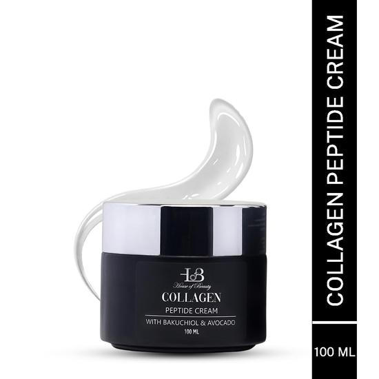 HOUSE OF BEAUTY Коллагеновый крем Индия для нормальной, сухой обезвоженной кожи с ниацинамидом, бакучиолом, увлажняющий крем для зрелой кожи | 100 мл