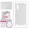 apgo Protective Skin Sticker for the Back+sides Compatible with Huawei P30, Full Wrap Film, Foil, Vinyl - Pattern Transparent Carbon