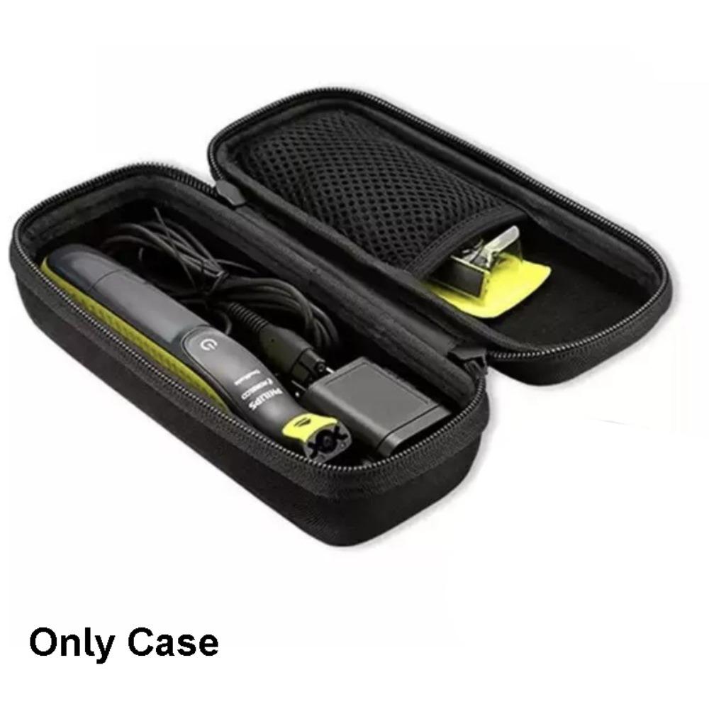 Anti-fall Razor Storage Case Shockproof Splash Proof EVA Storage Box with Lanyard Compact for Philips One Blade QP series
