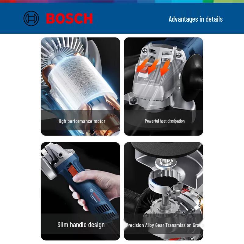 Bosch GWS 700 Angle Grinder CN plug (adapter included)