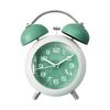 4-Inch Table Clock with Backlight Bedroom Desktop Clock Twin Bell Alarm Clock  Student Children