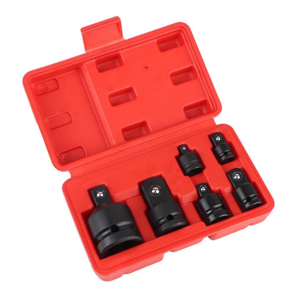 Набор ручных инструментов 1/4 1/2 3/8 3/4 торцевой ключ пневматический переходник 6 шт торцевой ключ трещотка приводной гаечный ключ набор