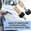 2pcs Quick Connection Pressure Washer Adapter Set Pressure Washer Connector  Car Wash