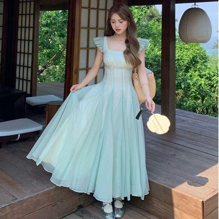 French sweet versatile dress college style small man summer new design sense summer new wear