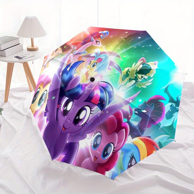 1pc My Little Pony Themed High-quality Umbrella,Automatic Opening and Closing Umbrella,Multi-functional Umbrella G0811358