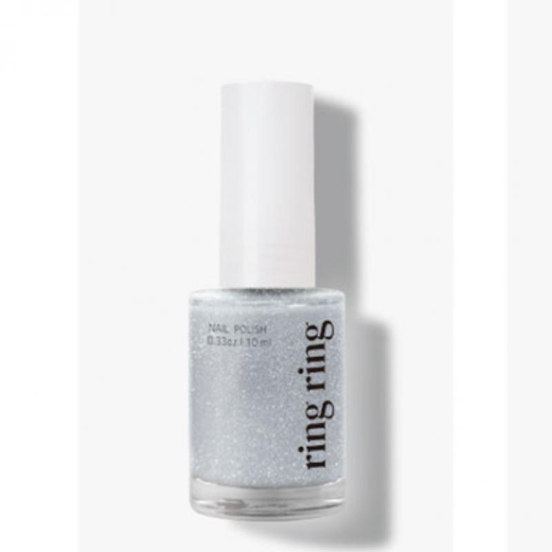 Daiso Ring Glitter Nail 10ml Sparkling Pink