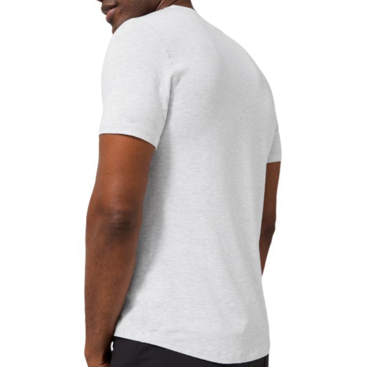 Lululemon Мужские футболки 3 шт. (Белый+Серый+Черный) Круглый вырез LM3CS7S