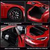 1/24 Scale Diecast Vehicle for Tesla Model S Model Car with Charging Station Collectible Sound Light Toy