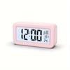 Цифровой будильник с батарейным питанием, температура, дата с подсветкой, повтор, настольные часы, 12/24 часа, прикроватные электронные часы с ЖК-дисплеем