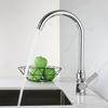 Kitchen Faucet Stainless Steel Single Handle Single Hole Tap Chrome Kitchen Mixer Taps Deck Mounted Faucets Kitchen Accessories
