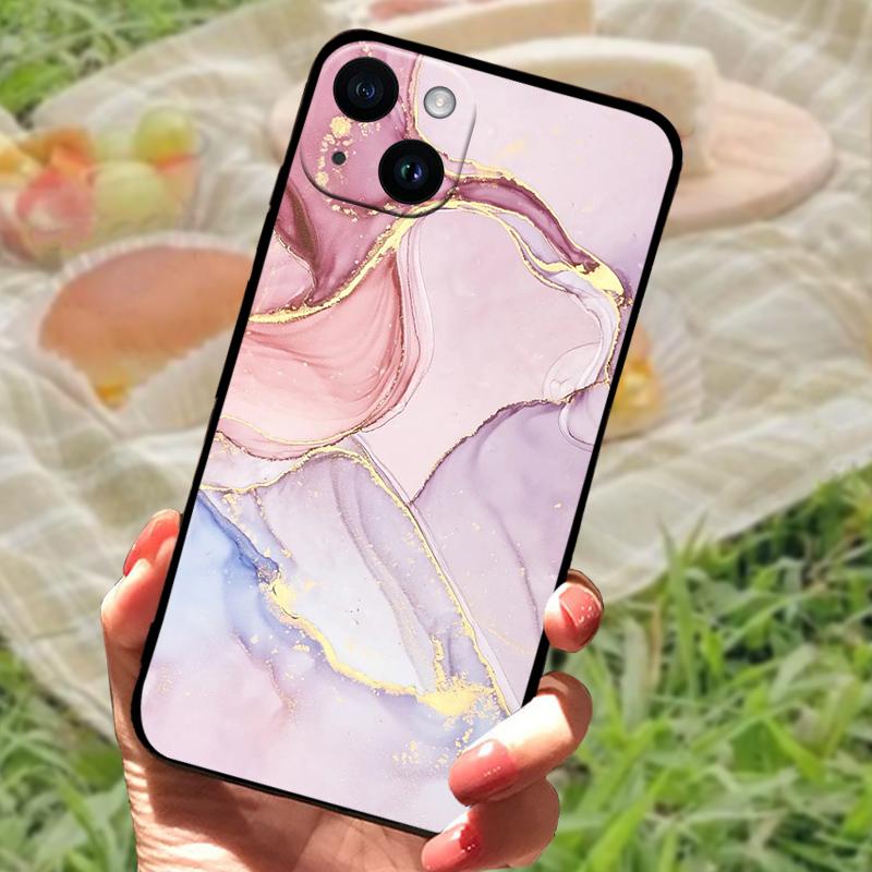 Милый чехол для телефона с животными для iPhone 15 Plus, мягкий силикон TPU, ударопрочная задняя крышка для iPhone 15 Pro Max 15Pro, защитные чехлы