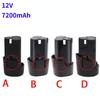 High Capacity 12V 7200mAh Universal Rechargeable Battery for Power Tools Electric Screwdriver Electric Drill Li-ion Battery