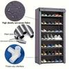 6/8 Layer Simple Shoe Rack Multi Layer Space Saving Economy Household Dustproof Storage Shoe Cabinet Dormitory Doorway Indoor Simple Cabinet