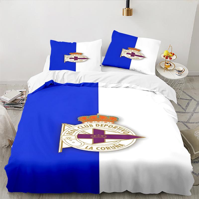3PCS Deportivo Football Bedding set,Ideal for1pc Duvet Cover And 2pcs Pillowcases Perfect for Christmas gift,Ideal for Bedroom, Dormitory