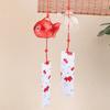 Japanese Glass Wind Chime Goldfish Wind Chimes Scenic Areas Hanging Ornament Wind Bell Outdoor Decorations Home Garden Pendants