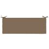 2 piece Bench Cushions SOEST 100percent  Polyester Taupe