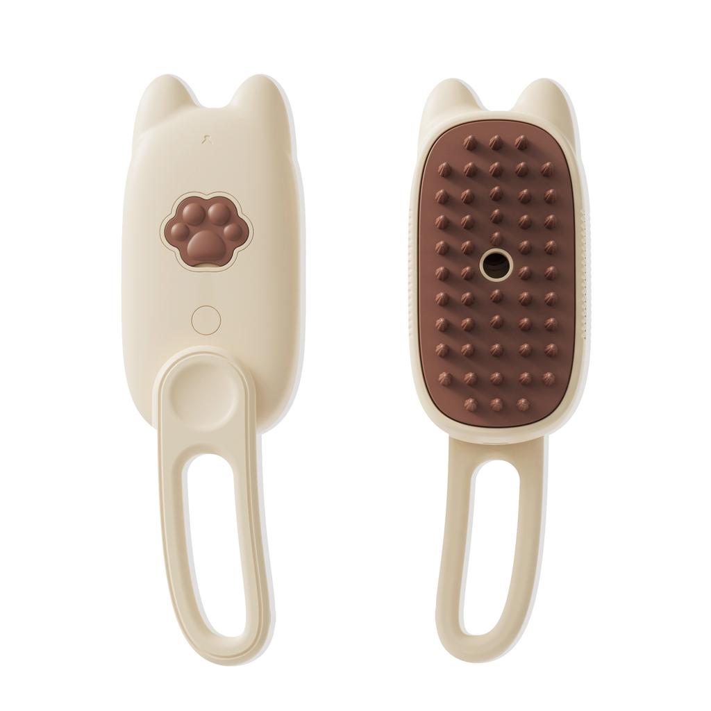Pet Steam Spray Comb Cat Comb Cute Cat Claw Shape Refillable Liquid Pet Cleaning Massage Bathing Comb Pet Products Accessories