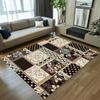 Vintage Patchwork Floral Paisley Rectangular Carpet Bohemian Soft Decorative Floor Mat for Living Room Bedroom Home Decor