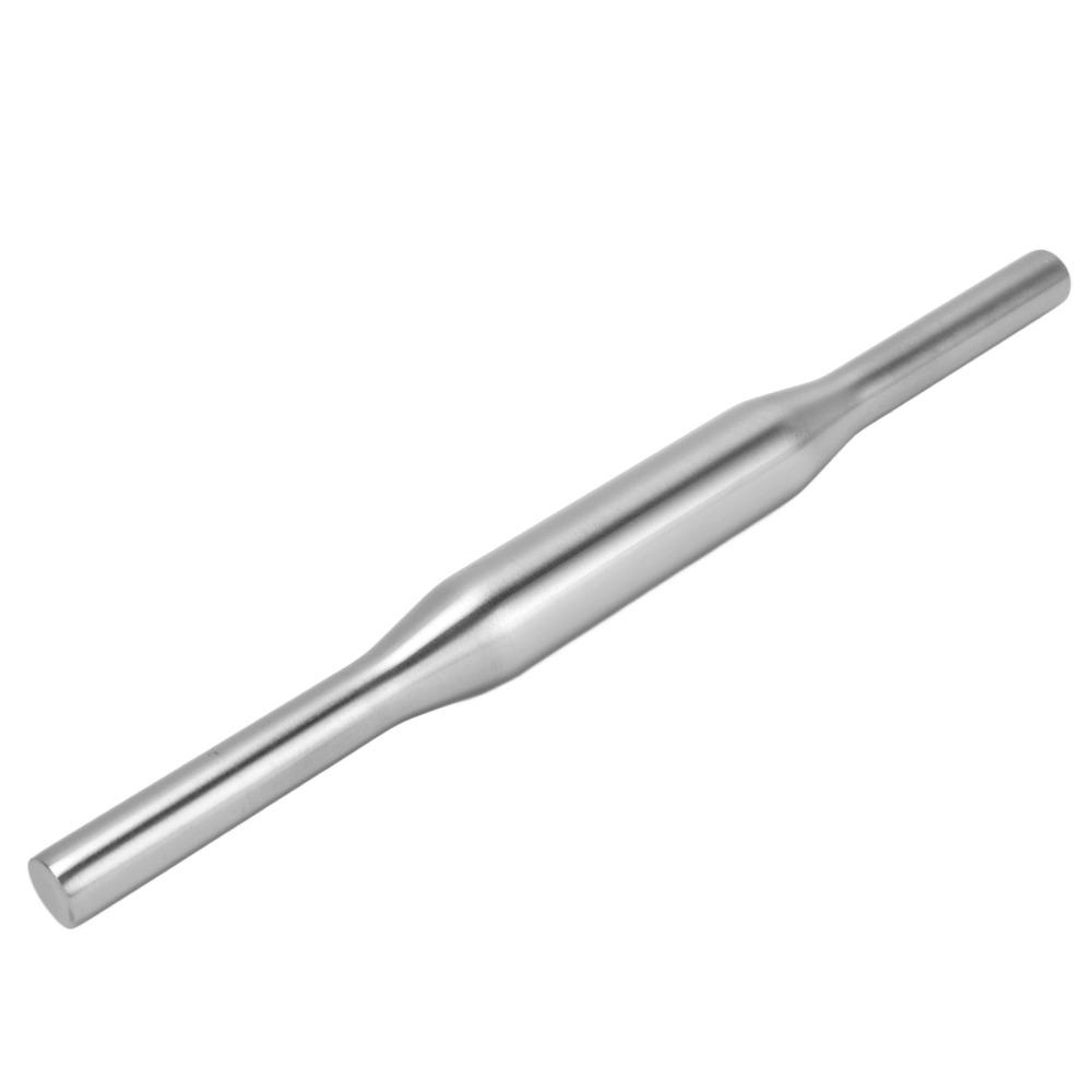Silver Rolling Pin 304 Stainless Steel Dough Roller Durable Pizza Dough Roller Home Kitchen