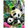 Full 5D Diy Diamond Painting Two Pandas Embroidery Cross Stitch Home Decor Handmade Gift